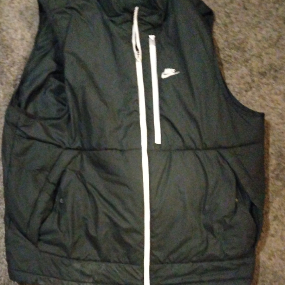 Nike Men's Dark Vest with White Accents